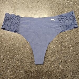 Pink by Victoria Secret, small, periwinkle, thong, NWOT.